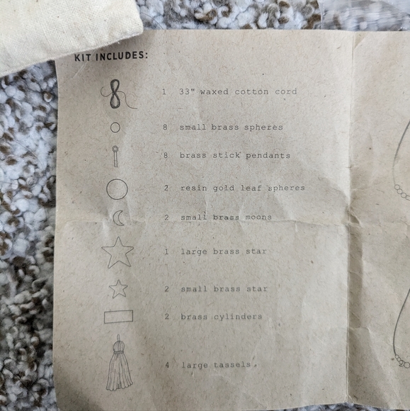 NWOT Madewell DIY Necklace Kit - Picture 3 of 6